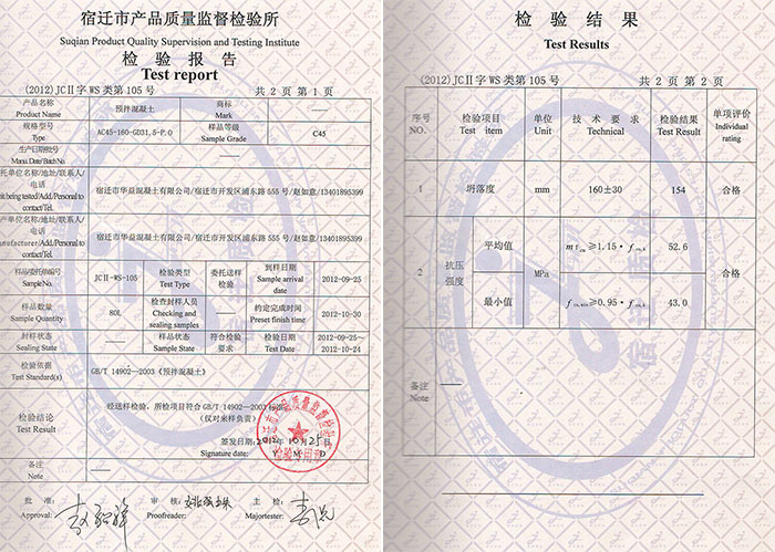 C45检测报告